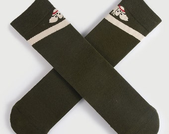 Calcetines de perro salchicha: un regalo divertido para los amantes de los perros, mezcla de algodón suave.