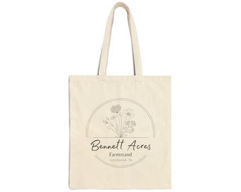 Cotton Canvas Tote Bag