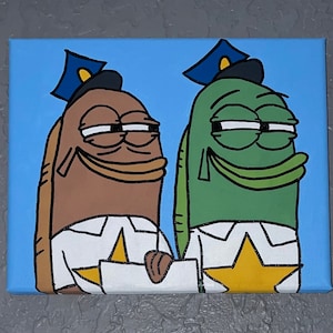 Police Side Eye - Spongebob