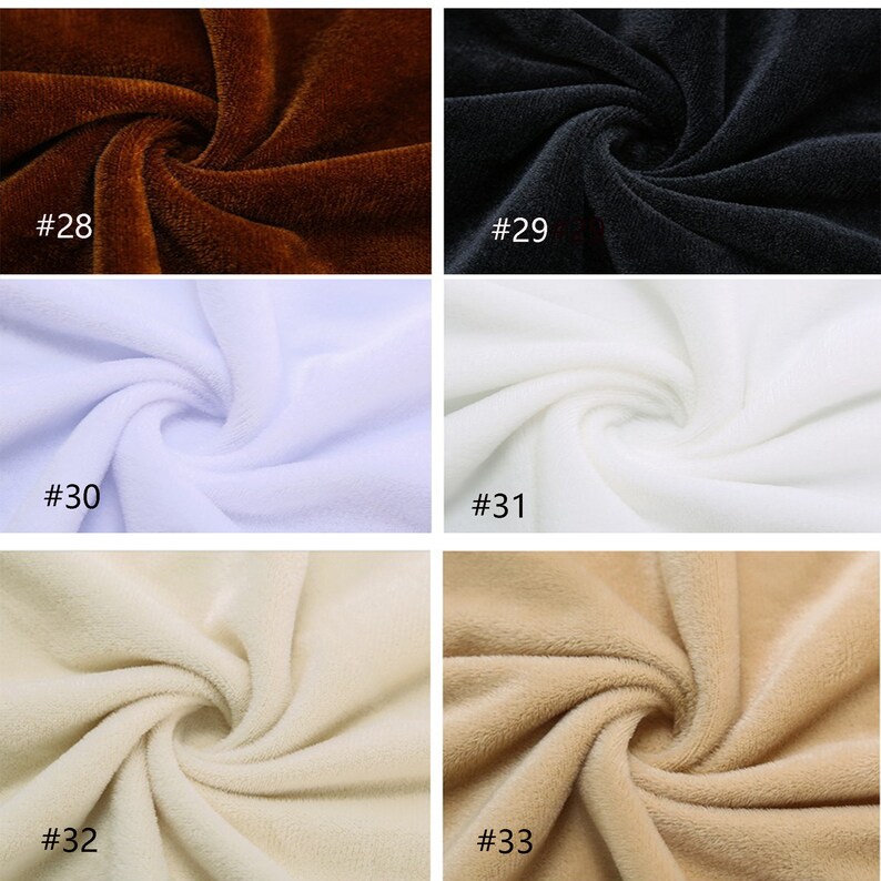 Crystal Super Soft Fabric Short Plush DIY Handmade Fabric, Swaddling Fabric, Plush Toy Fabric