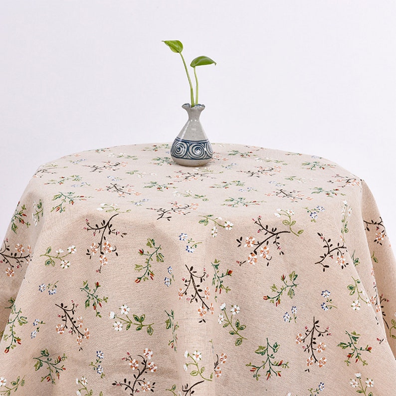 Printed Cotton Linen Fabric, Natural and Absorbable Craftsmanship and