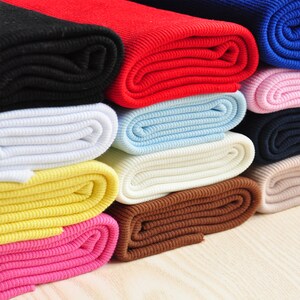 Heavy Weight Elastic Ribbing for Jacket Cuffs Waistbands Collars SH316 