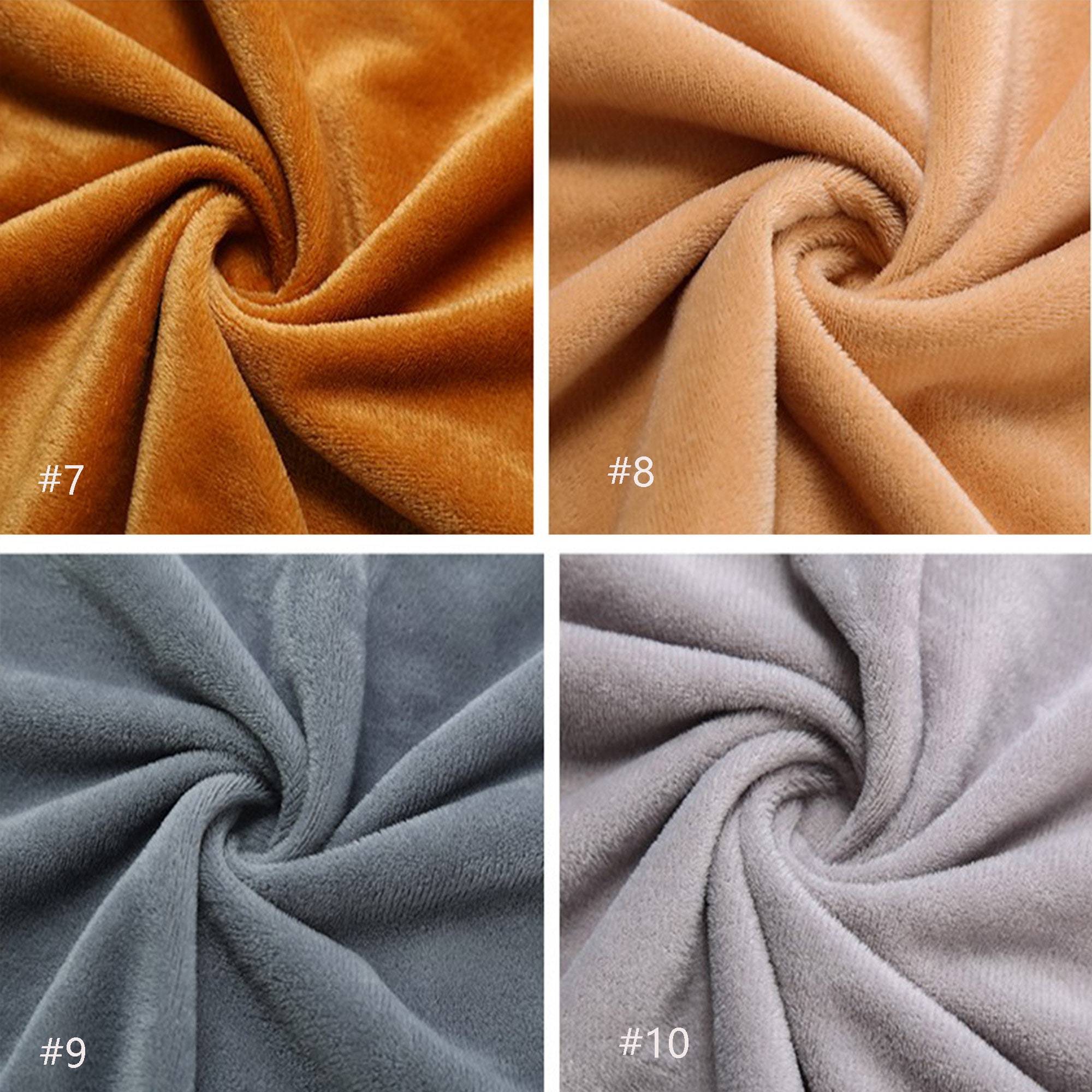 Crystal Super Soft Fabric Short Plush DIY Handmade Fabric, Swaddling