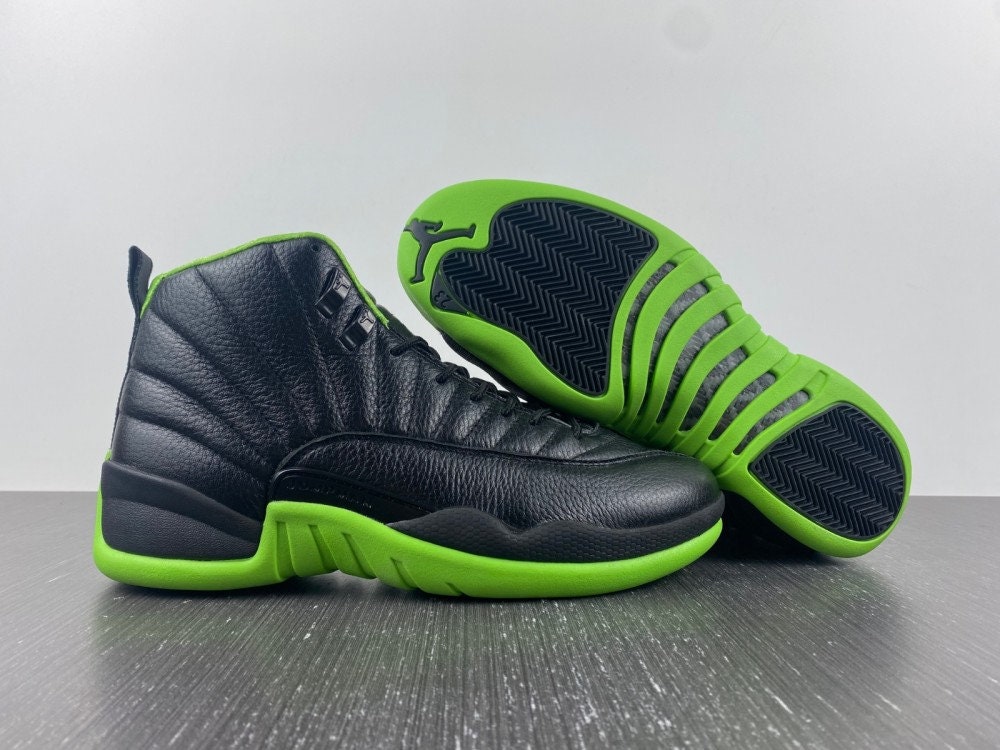 Lime green jordans 12 Clearance
