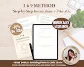 369 Manifestation Method Printable: Law of Attraction Guide with Bonus MP3 (Digital Download)