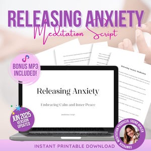 Anxiety Release Meditation Script: Guided Relaxation (PDF & MP3)
