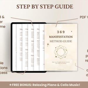 369 Manifestatiemethode afdrukbaar: gids wet van de aantrekkingskracht met bonus-mp3 (digitale download) afbeelding 2