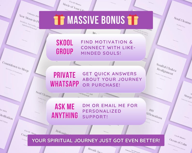 Reiki Healing Mega Bundle: Chakra Alignment, Meditation, Reiki Business Forms (MP3 & PDF Download) image 9