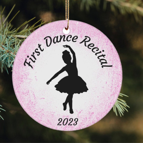 First Dance Recital Ornament, Dance Recital Gifts for Girls 5-7