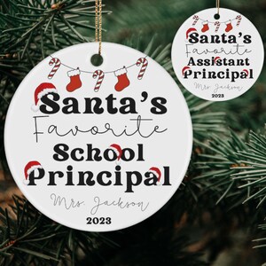 Principal Ornament, Personalized, School Chrismas Ornament, Gift for Principal, Gift for Assistant Principal, School Ornament, School Gift
