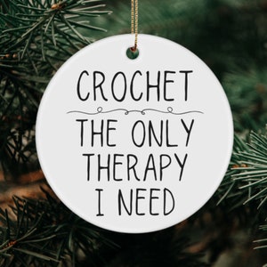 Crochet Ornament, Crocheting Gifts, Crocheter Gifts, Crocheter Christmas Keepsake, Gift for Crocheter, Crocheting Ornament, Crochet Gift
