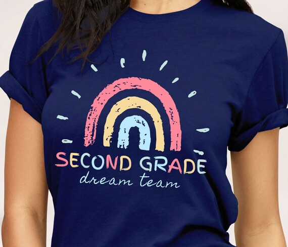 Second Grade Crew Teacher Rainbow Gift Shirt Back To School Second Grade Crew Teacher Rainbow Gift Shirt Back To School