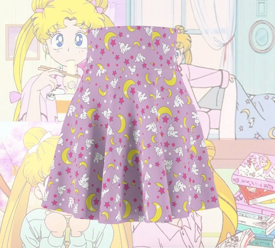Sailor Moon Skirt / Usagi Tsukino / Usagi Bunny / 90s Anime / - Etsy