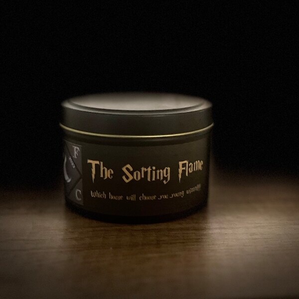 The Sorting Flame-Scented in butterbeer, perfect gift idea, Harry Potter Themed, Fandom