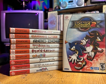 Any Title 1-2 disc- Laser Etched Custom Dreamcast Back-Up Games (please read the item details/description below)