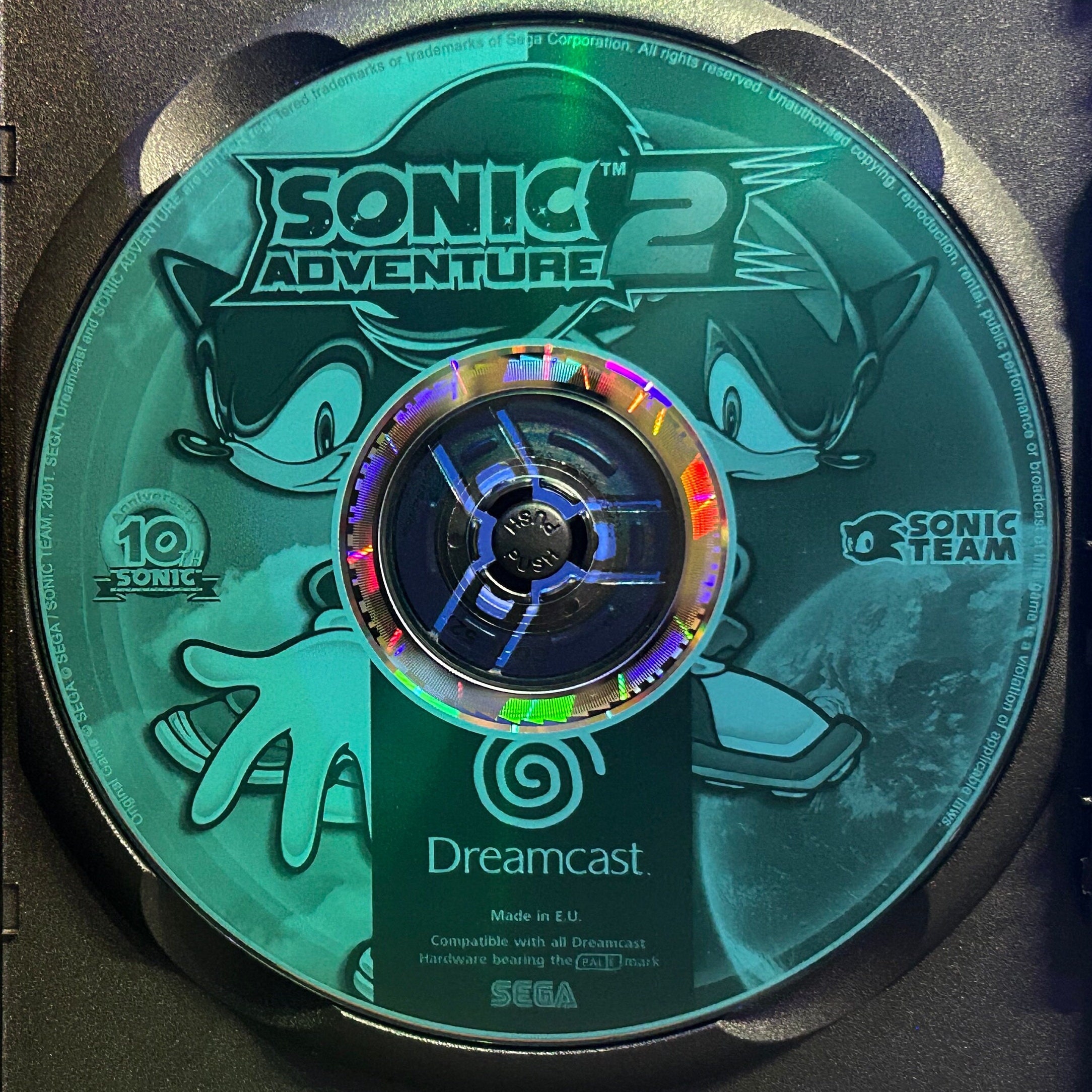 Laser Etched Dreamcast 1 Disc Game: Custom Disc Art, Region Free