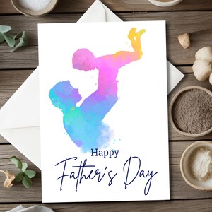 Father&#39;s Day Card - &quot;Uplifting&quot; | Printable Instant Download