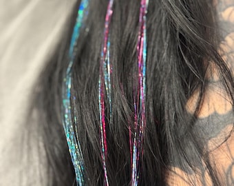 Lot de 100 mèches pour cheveux