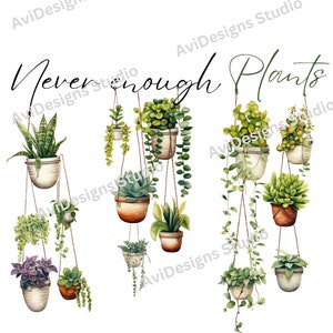 Never Enough Plants Clipart|SVG Art|Funny Plant Lover Gift|PNG Plant Art|Plant Mom Geschenk|Geschenk für Pflanzer|Kommerzielle Nutzung|Sofort Download