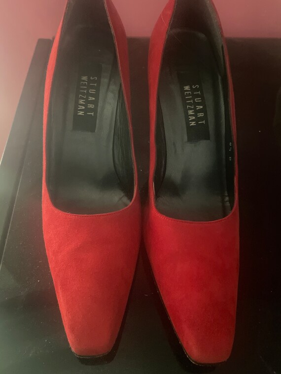 stuart weitzman retro rose pumps