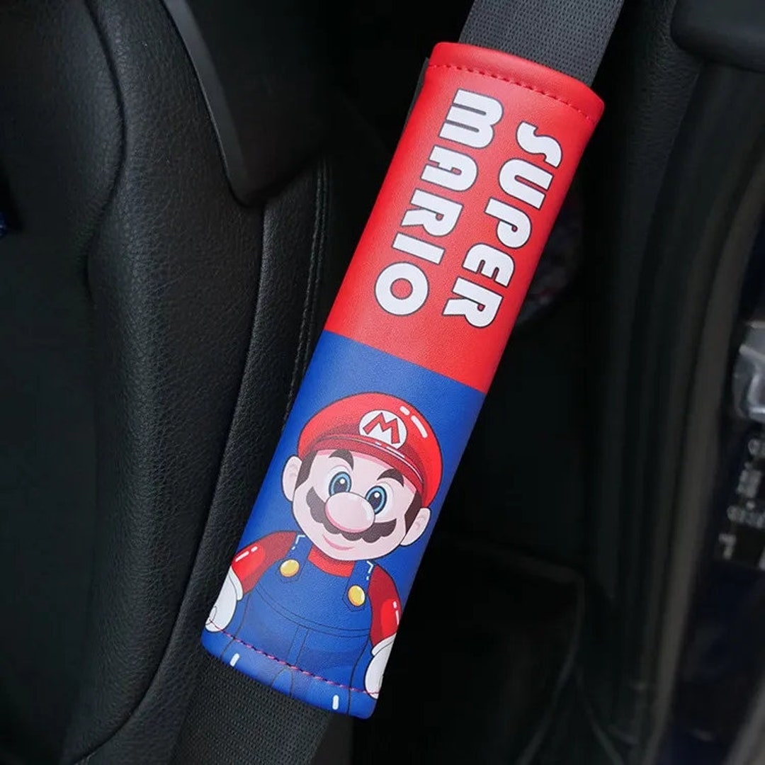 Super Mario Bros Car Seatbelt Cover 1pc Nintendo Car Etsy
