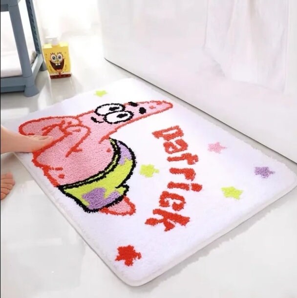 Spongebob Square Pants Bath Mats Shower Mats Nickleodeon Etsy