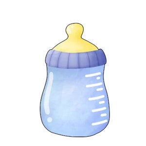 Baby bottle cookie cutter