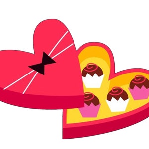 Valentines Chocolate box cookie cutter