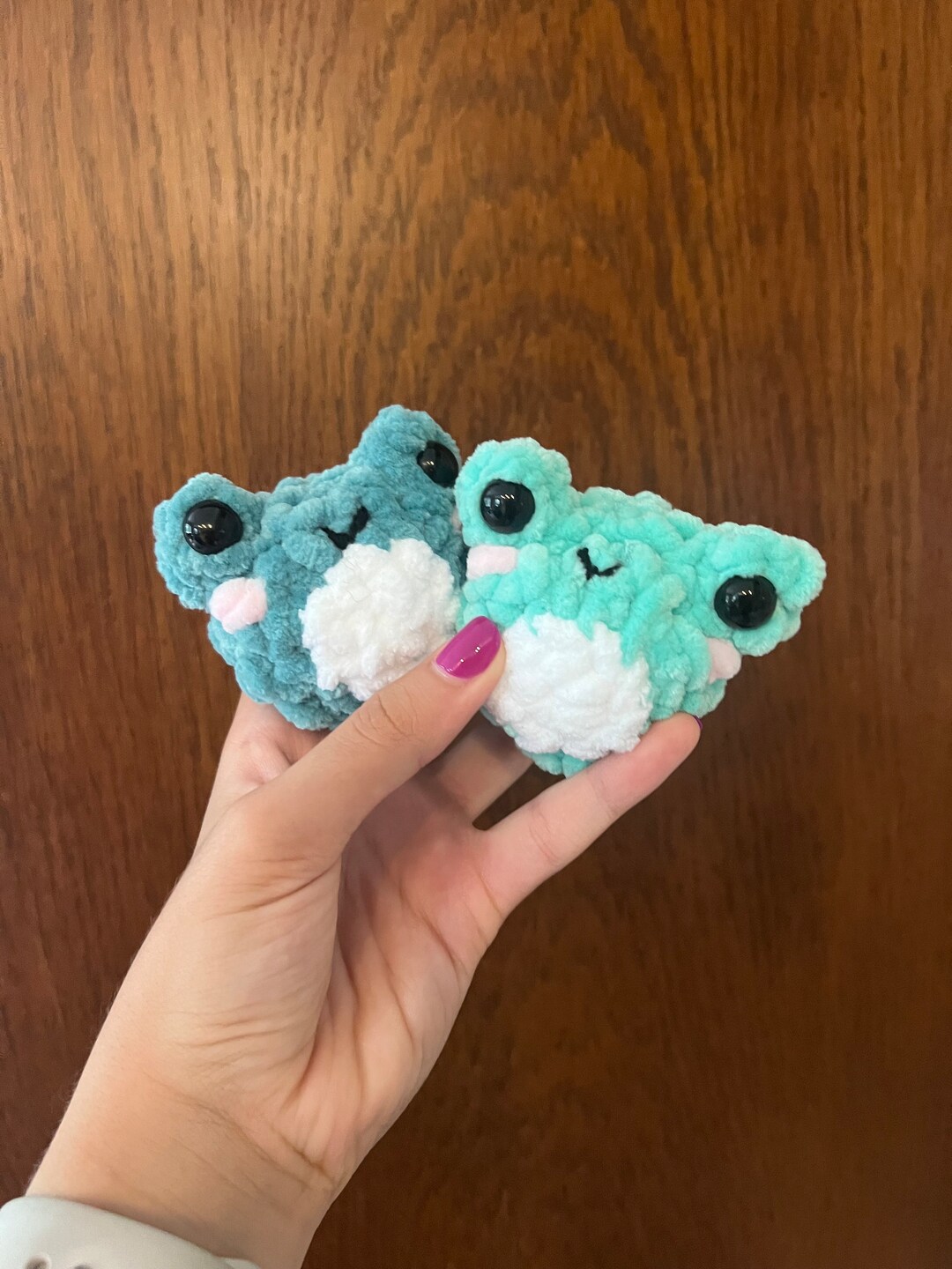 Crochet Mini Frog Gift for Kids Handmade Frogs Frog Keychains Etsy