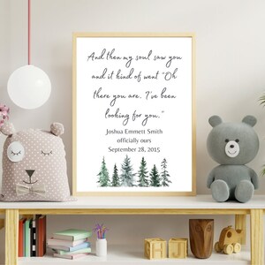 Gotcha Day printable; Adoption Day Gift; Gotcha Day Gift; Adoption Sign; Adoption Journey; Adoption Milestone Gift; Adoption Wall Art