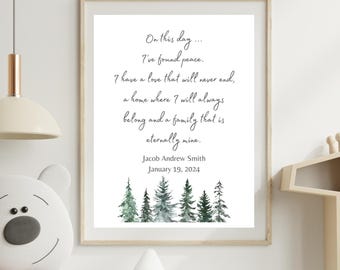 Adoption quote; Adoption Day Gift; Gotcha Day Gift for Family; Adoption Sign; Adoption Journey; Foster Care Adoption; Adoption gift for boy