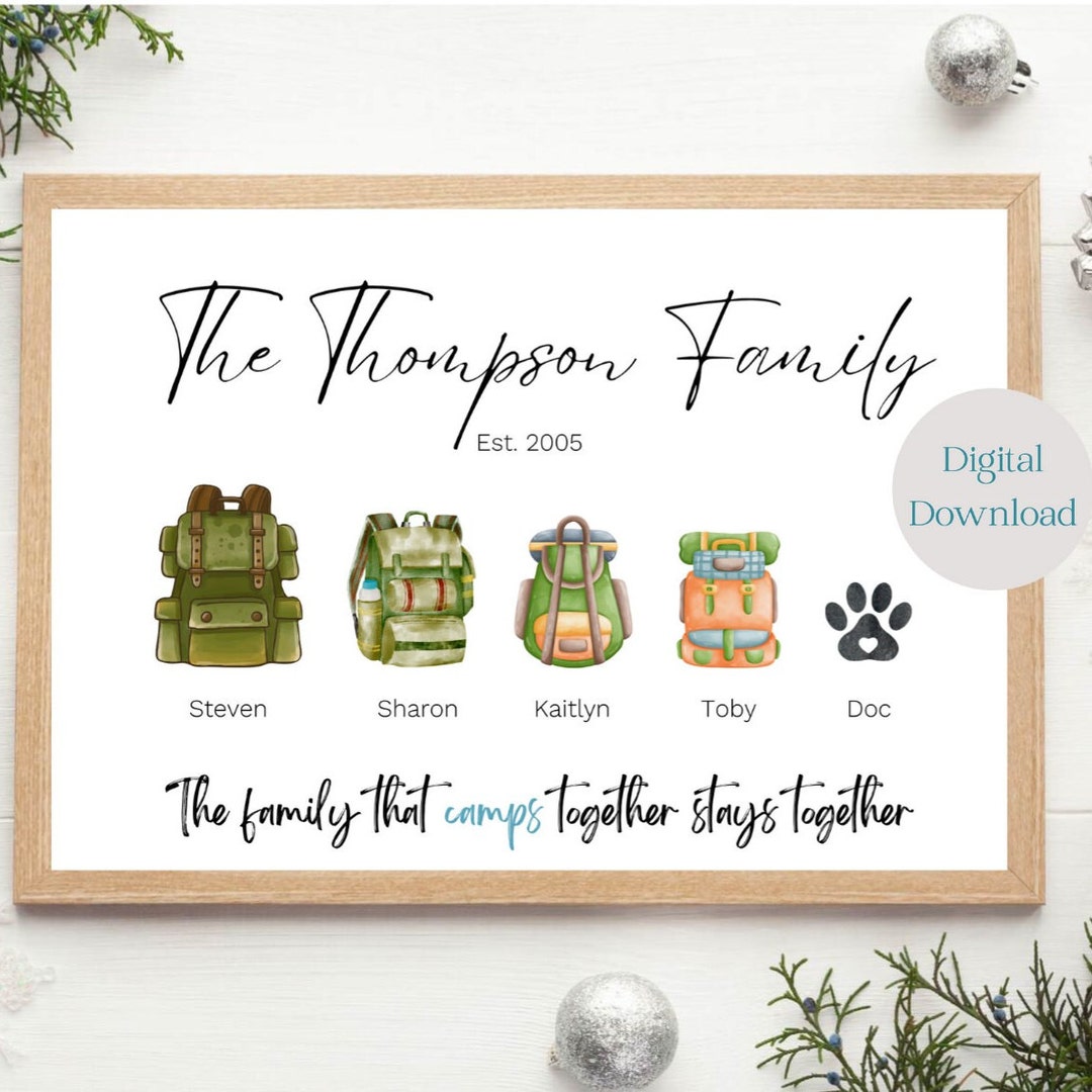 Personalized Camping Quilt Bed Sets - Gift Idea For Mother's Day/Father's Day - We Are Happy Campers