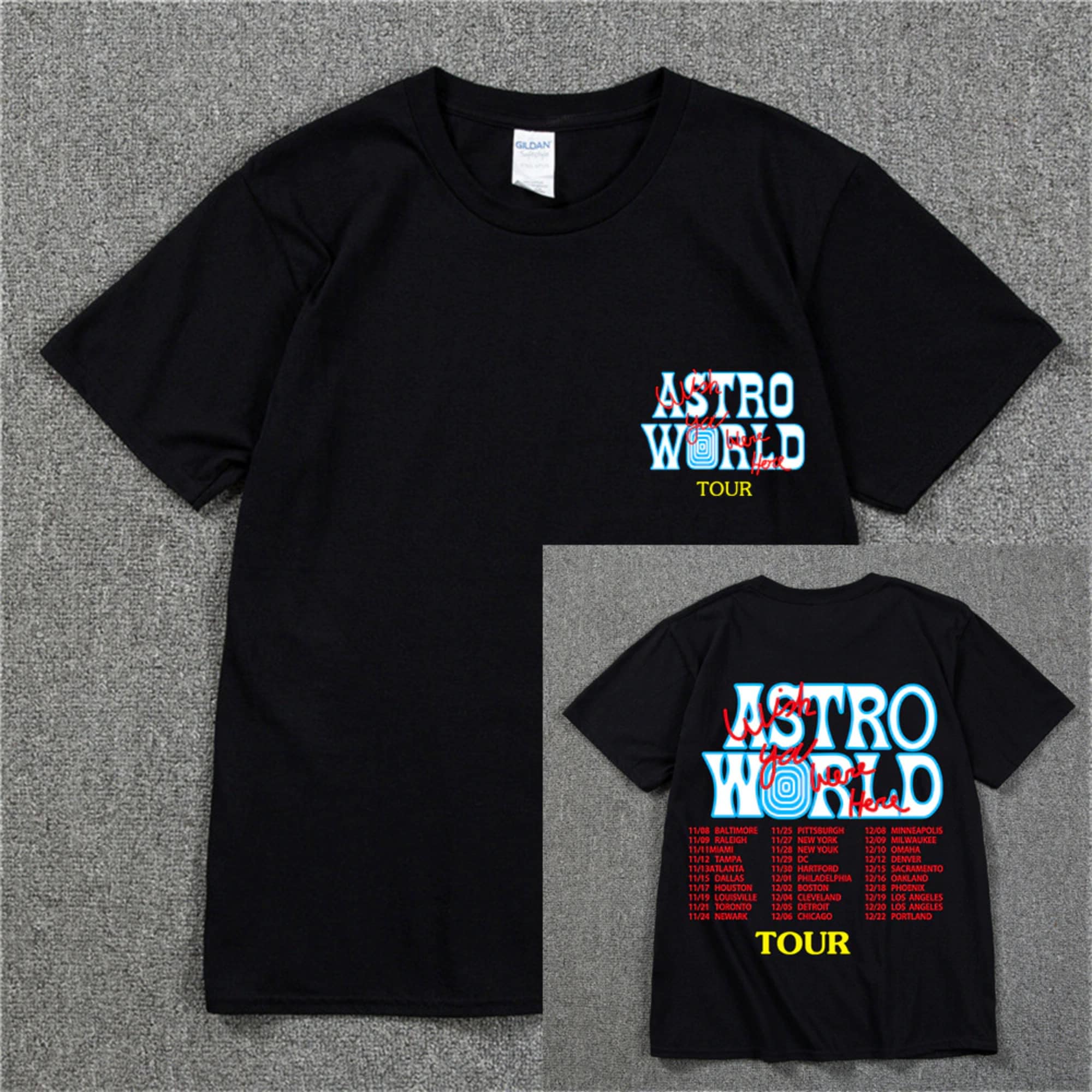 Travis Scott Astroworld Concert Tour Don't Mess With Texas T-Shirt –  Teepital – Everyday New Aesthetic Designs