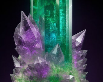 Watermelon Crystal Lock Screen Background