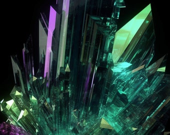 Energy Crystal Lock Screen Background