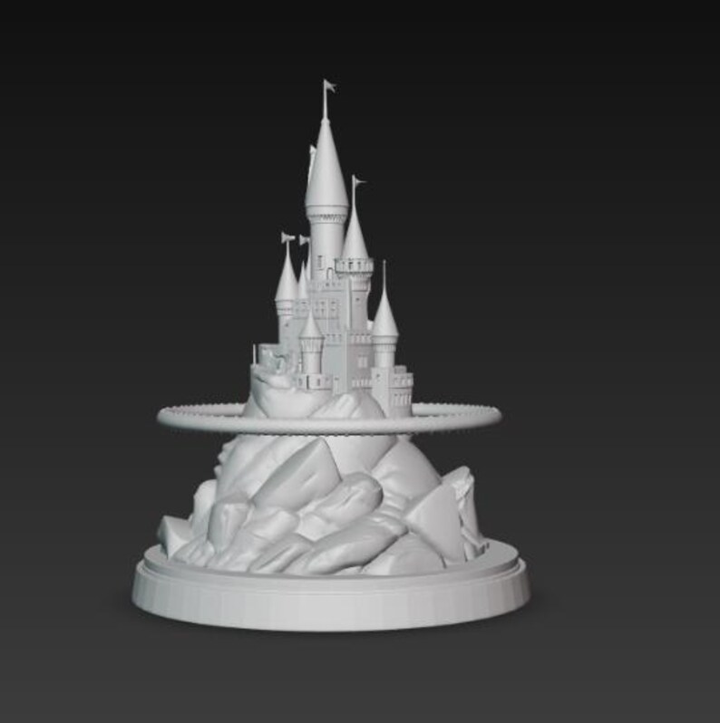 Enchanted Aurora Castle STL File: 3D Printing Model (digital Download ...