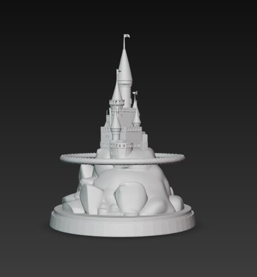 Enchanted Aurora Castle STL File: 3D Printing Model (digital Download ...