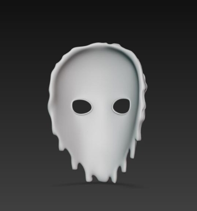 Creepy Melted Faces Mask STL File 3D Printable Horror Skull digital Creepy Melted Faces Mask STL File 3D Printable Horror Skull digital