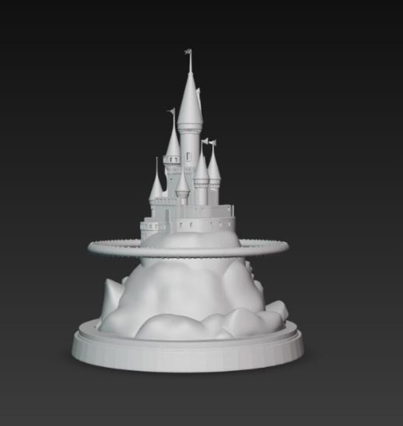Enchanted Aurora Castle STL File: 3D Printing Model (digital Download ...