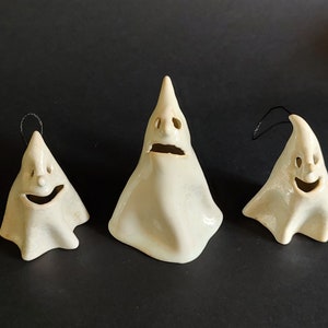 Halloween white ghost ornament, halloween scene party decoration, funny white ghost home decor, hanging ghost, kids room wall hangers decor