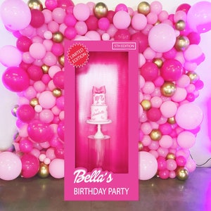 Box baby doll photocall barbie personnalisable – Ballons Confettis Box