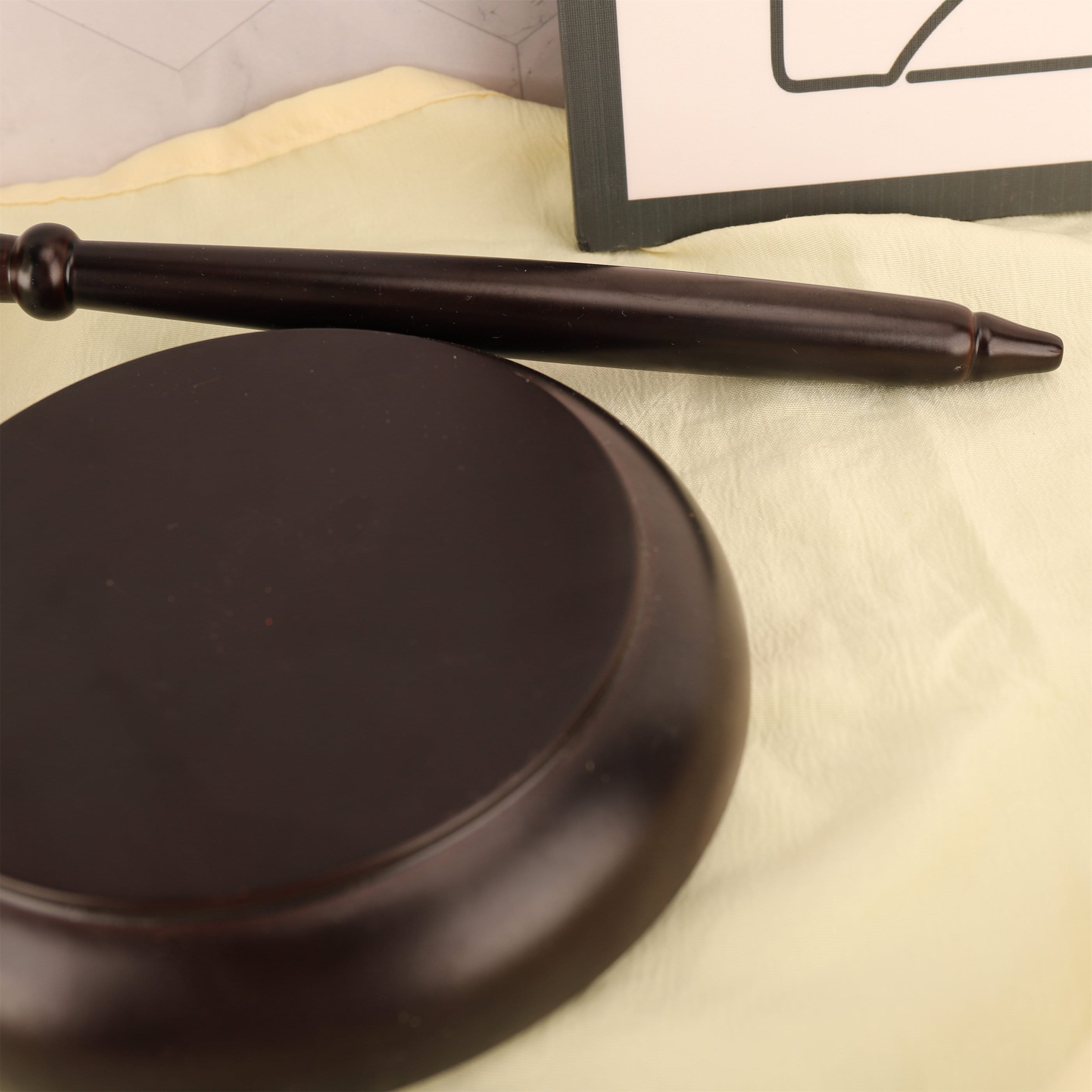 Personalized Wooden Gavel Set Judges Gavel With Sound Block Wooden