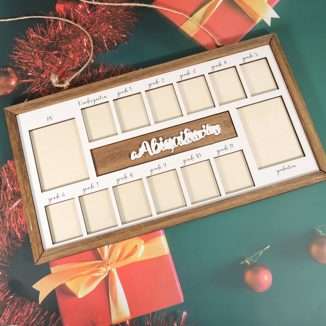 Personalized School Years Photo Frame,custom Pre K to Graduation