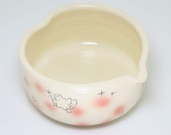 Flower Garden| Handmade Matcha Bowl