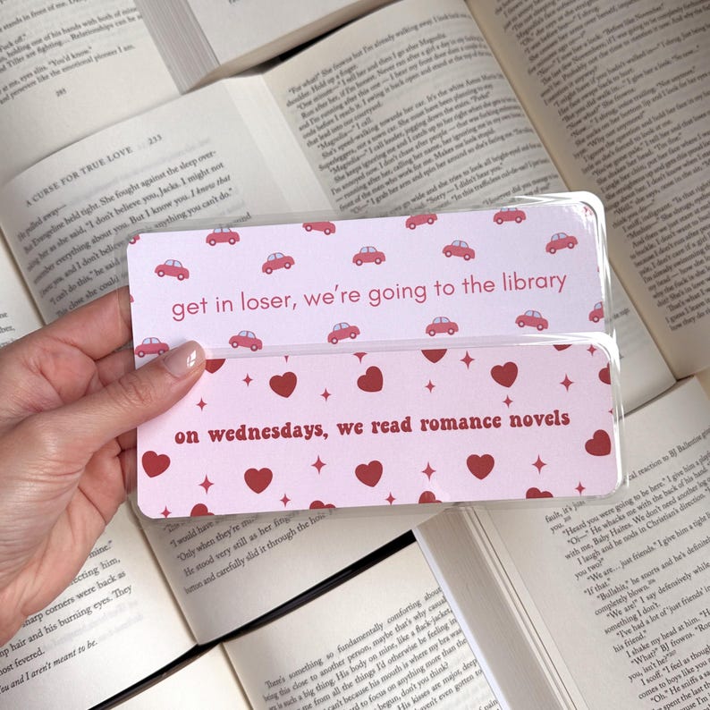 Get in Loser Bookmark, Mean Girl Bookmark, Romance Book Lovers, Romance