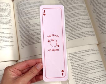 Prince of Hearts Bookmark: Romantasy Cardstock Bookmark