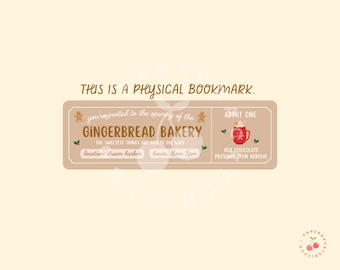 Gingerbread Bakery Bookmark