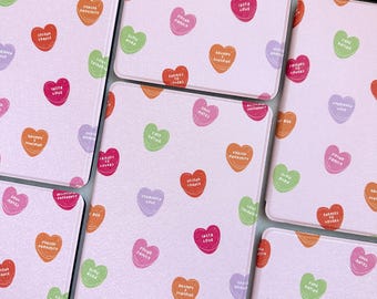 Book Trope Conversation Hearts Kindle Case: Reader Gift
