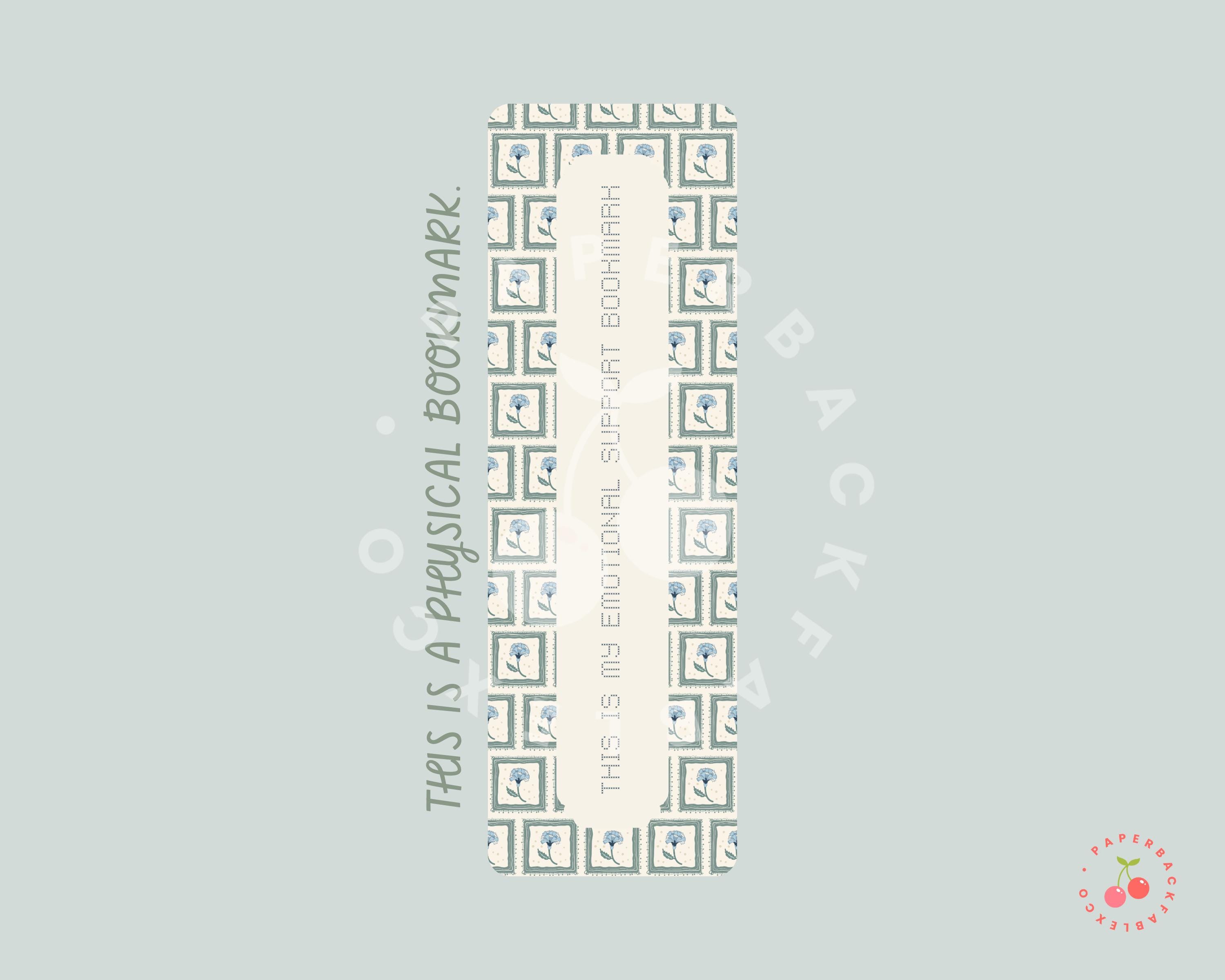 Emotional Support Bookmark: Girly Coquette Bow Ribbon