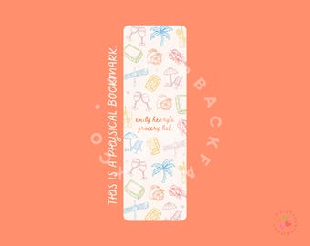Emily Henry Bookmarks: Beach Read, Happy Place, Funny Story